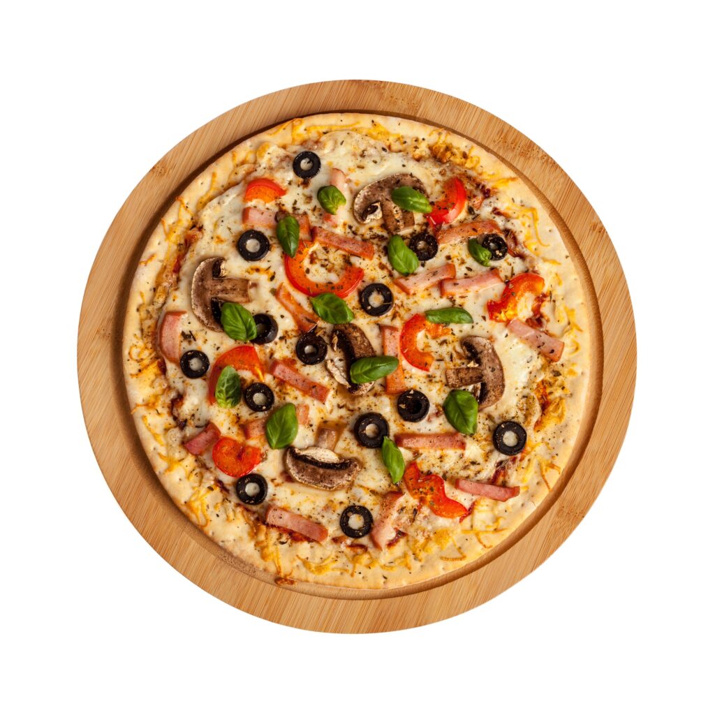 Ham pizza